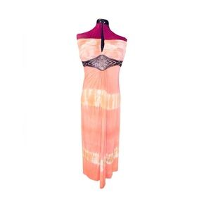 VTG SKY TieDye Strapless Maxi Dress Size Medium